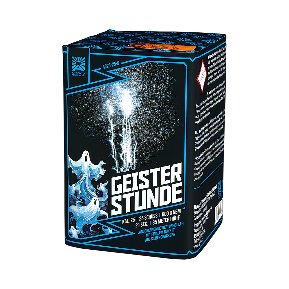 Gesiterstunde Argento Feuerwerk Potsdam